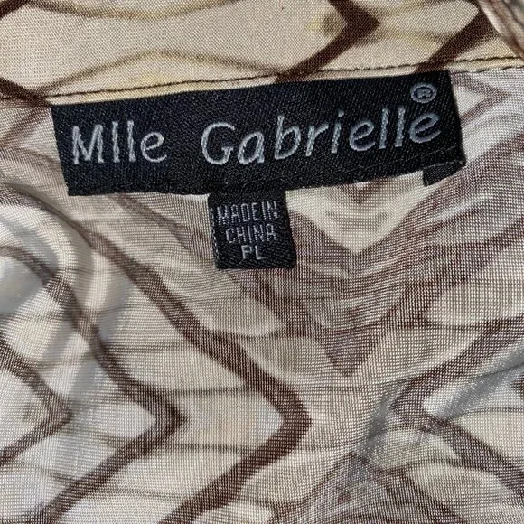 Mlle Gabrielle Petite Large Stretchy Collared Dress - Picture 6 of 6